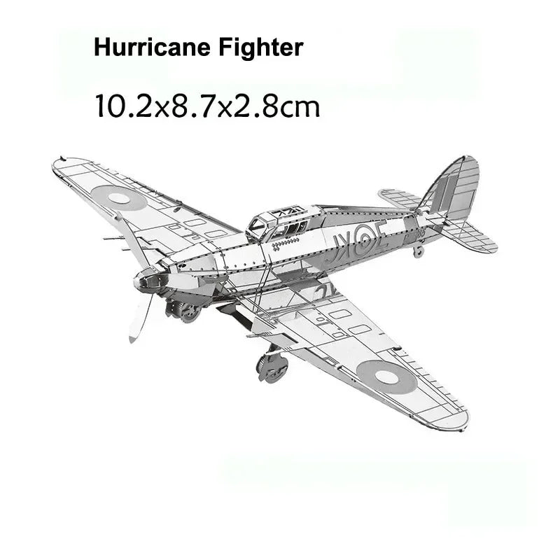 3D Metal Puzzle – DIY Aircraft & Helicopter Model Kit