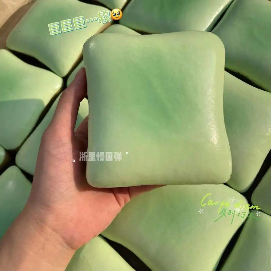 Slow Rising Squishy Toy – Soft Butter Toast Stress Relief Squeeze