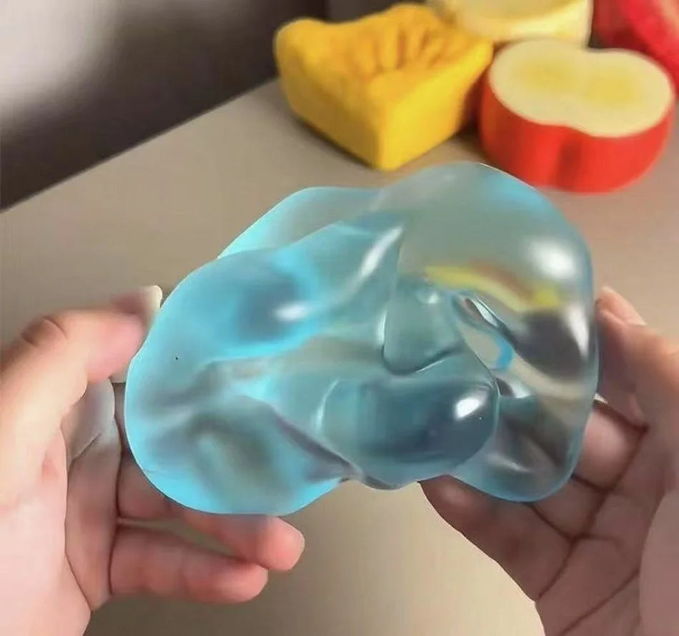 Apple Stress Ball – Green Squishy Slow Rebound Fidget Toy
