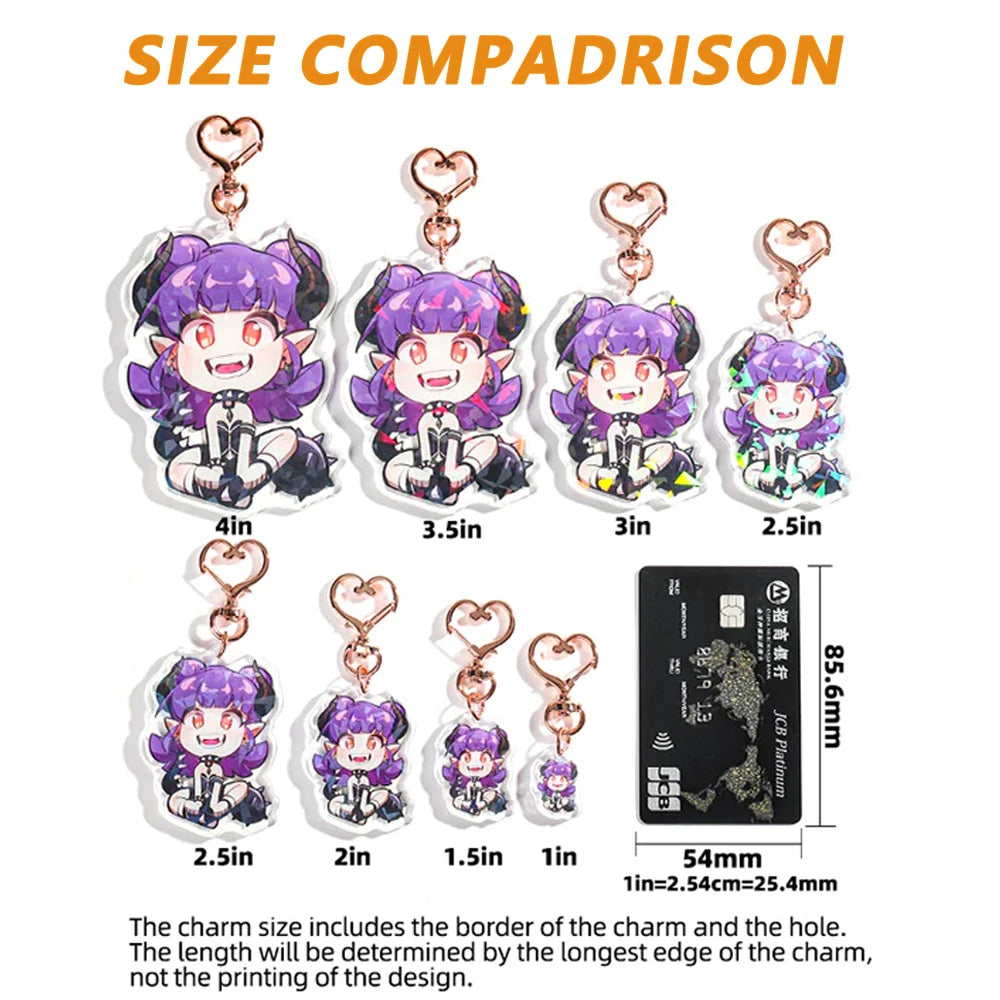 Personalized Acrylic Keychain – Custom Photo Charm for Bags & Keys