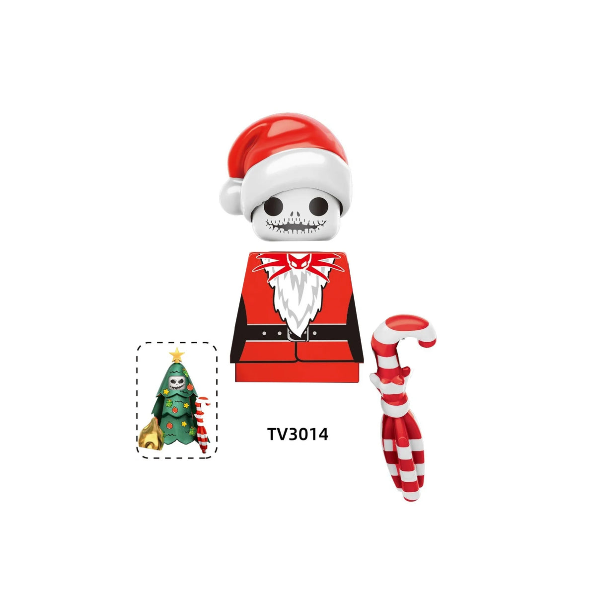 Christmas Building Blocks Santa Mini Figures DIY Building Set