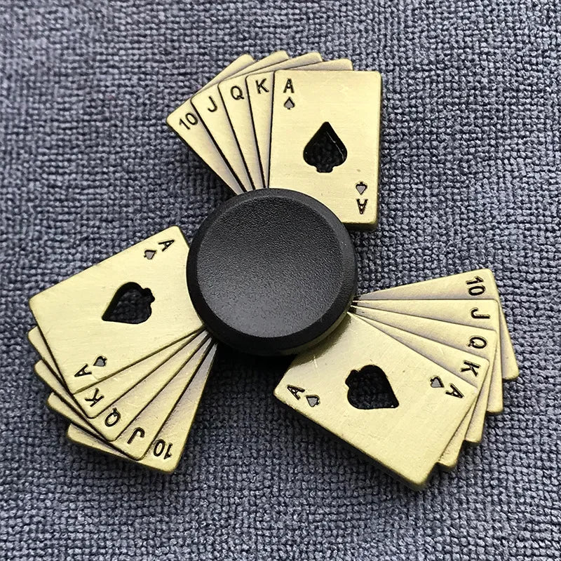 Metal Fidget Spinner – Bronze Alloy R188 Bearing Hand Spinner