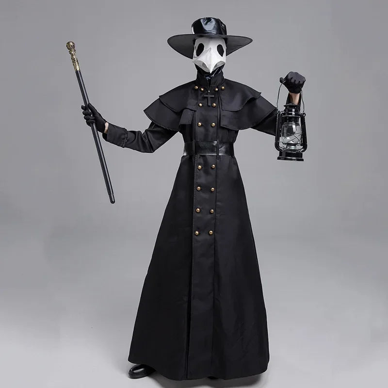 Plague Doctor Costume – Medieval Hooded Robe & Horror Cosplay
