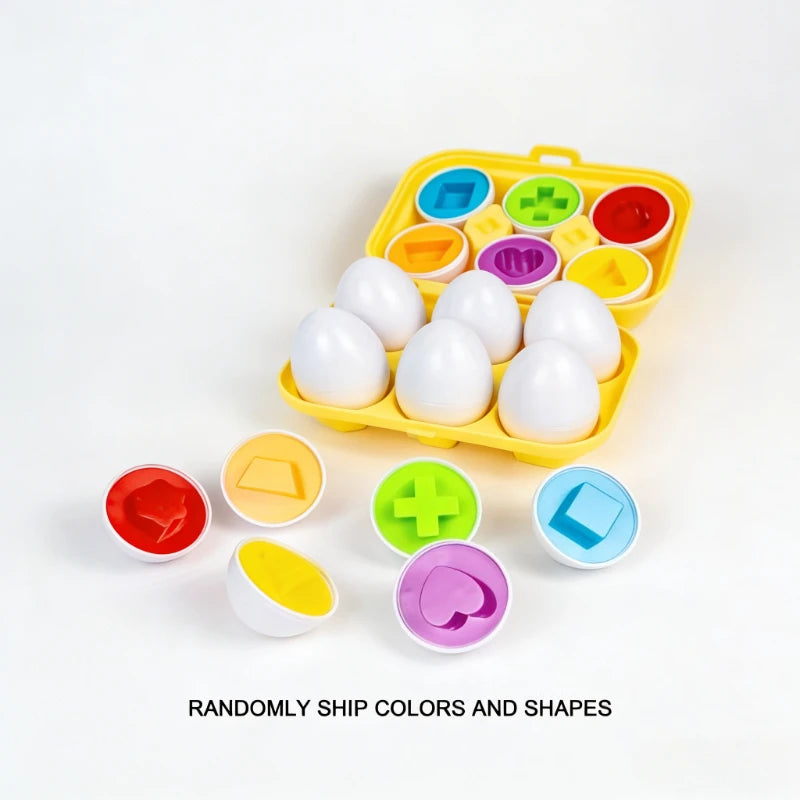 Color and Shape Matching Toy with Storage Box for Toddlers
