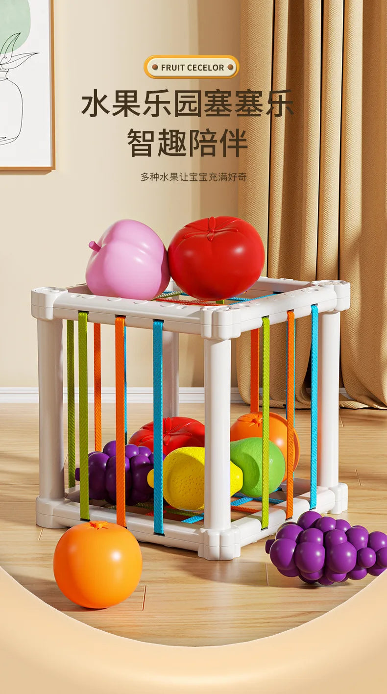 Shape Sorter Toy for Babies – Colorful Sensory Activity Cube