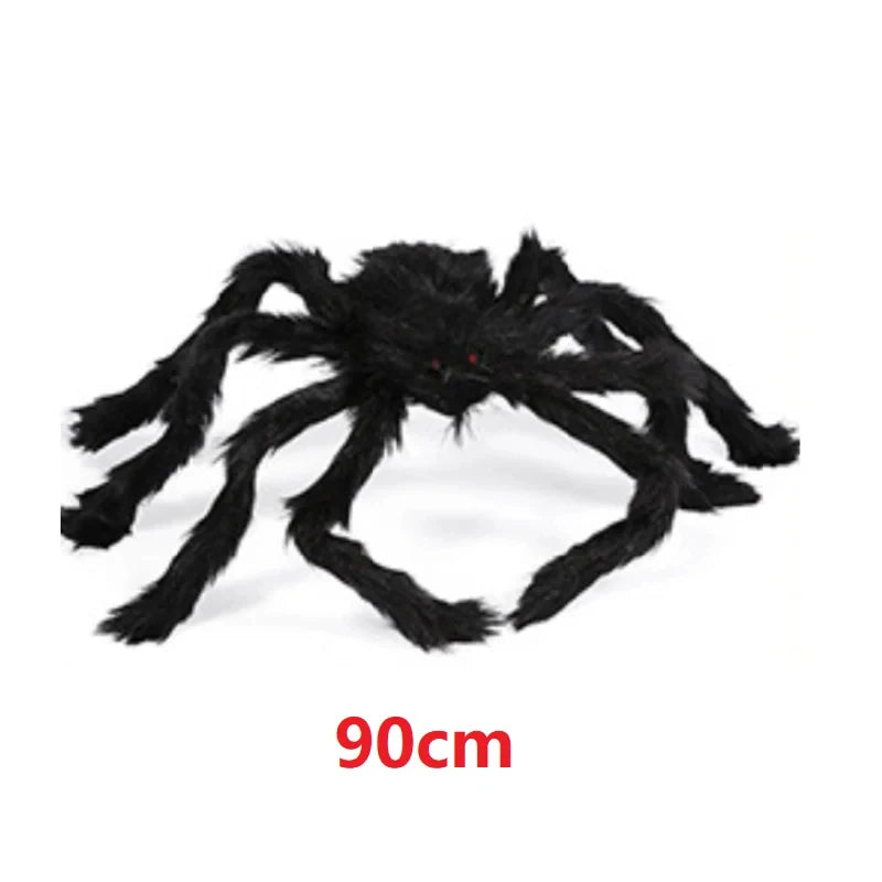 Giant Halloween Spider – Scary Spider Web Outdoor Decor