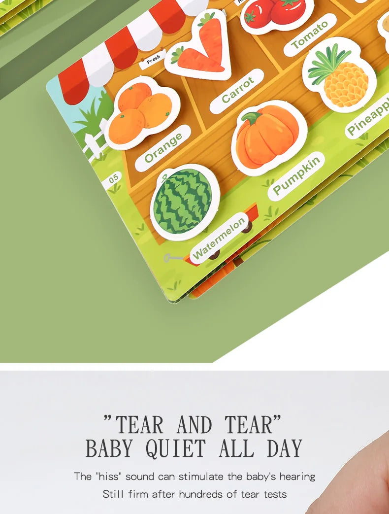 Montessori Scene Stickers – Reusable DIY Learning Activity Book