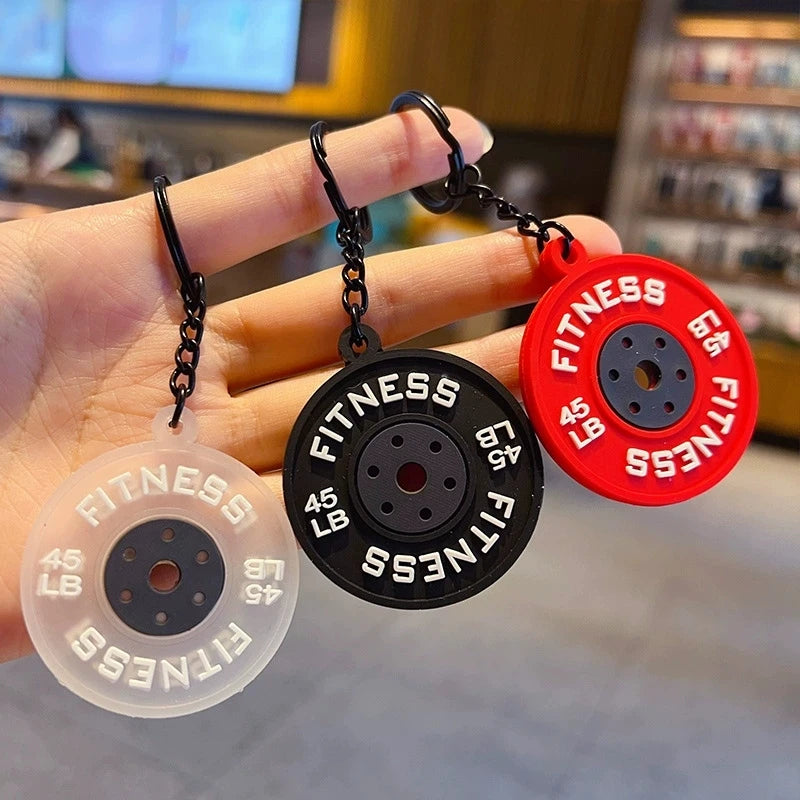 Dumbbell Keychain, Fitness Water Bottle Clip for Gym Bags