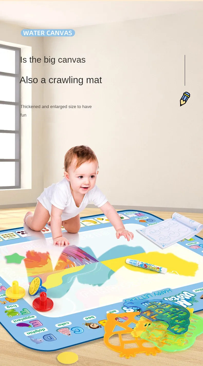 Water Drawing Mat – Reusable Magic Doodle Mat for Kids