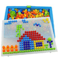Mushroom Peg Puzzle for Kids – 296-Piece Educational Toy