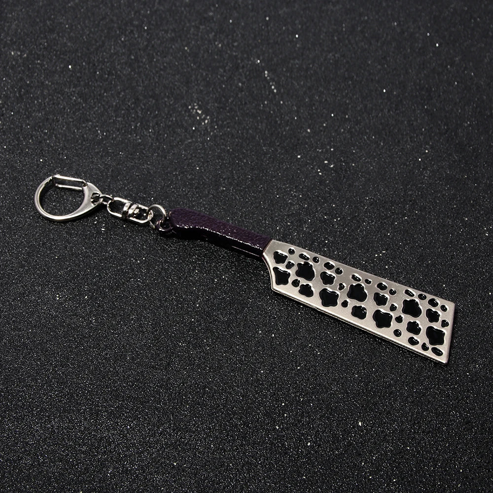 Anime Keychain Metal Sword Pendant Keyring for Collectors & Fans