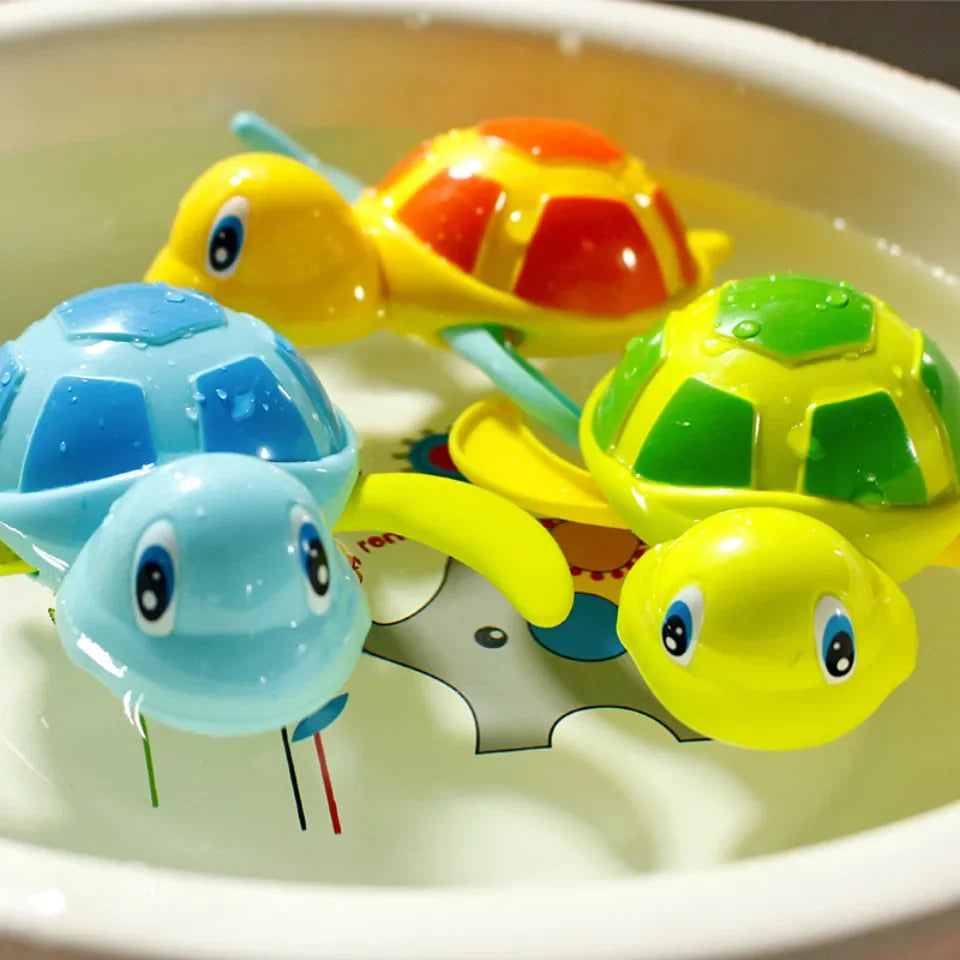 Clockwork Turtle Bath Toy – Wind Up Water Toy for Kids