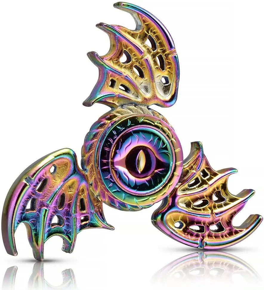Metal Fidget Spinner – Dragon Wings Hand Spinner Focus Toy