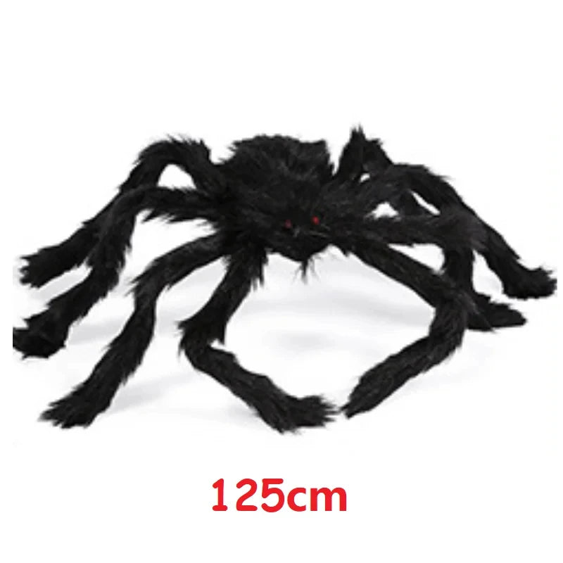 Giant Halloween Spider – Scary Spider Web Outdoor Decor