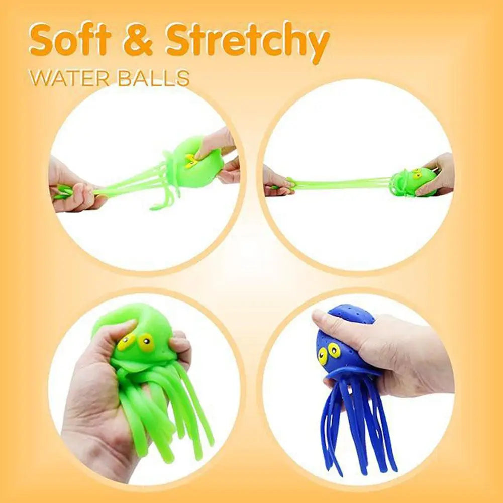 Octopus Bath Toy – Squeeze Water Toy for Kids