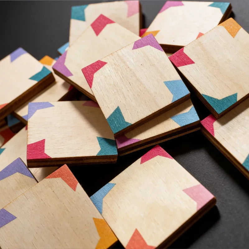 Wooden Star Puzzle – Kids Educational Shape Recognition Toy