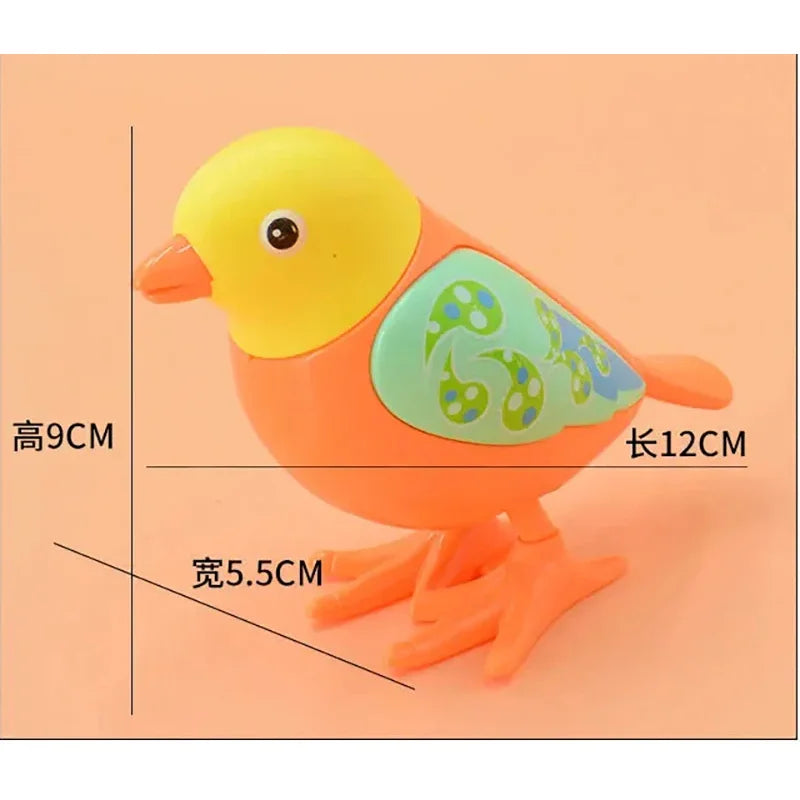 Wind Up Bird Toy – Jumping Mechanical Animal Toy for Kids