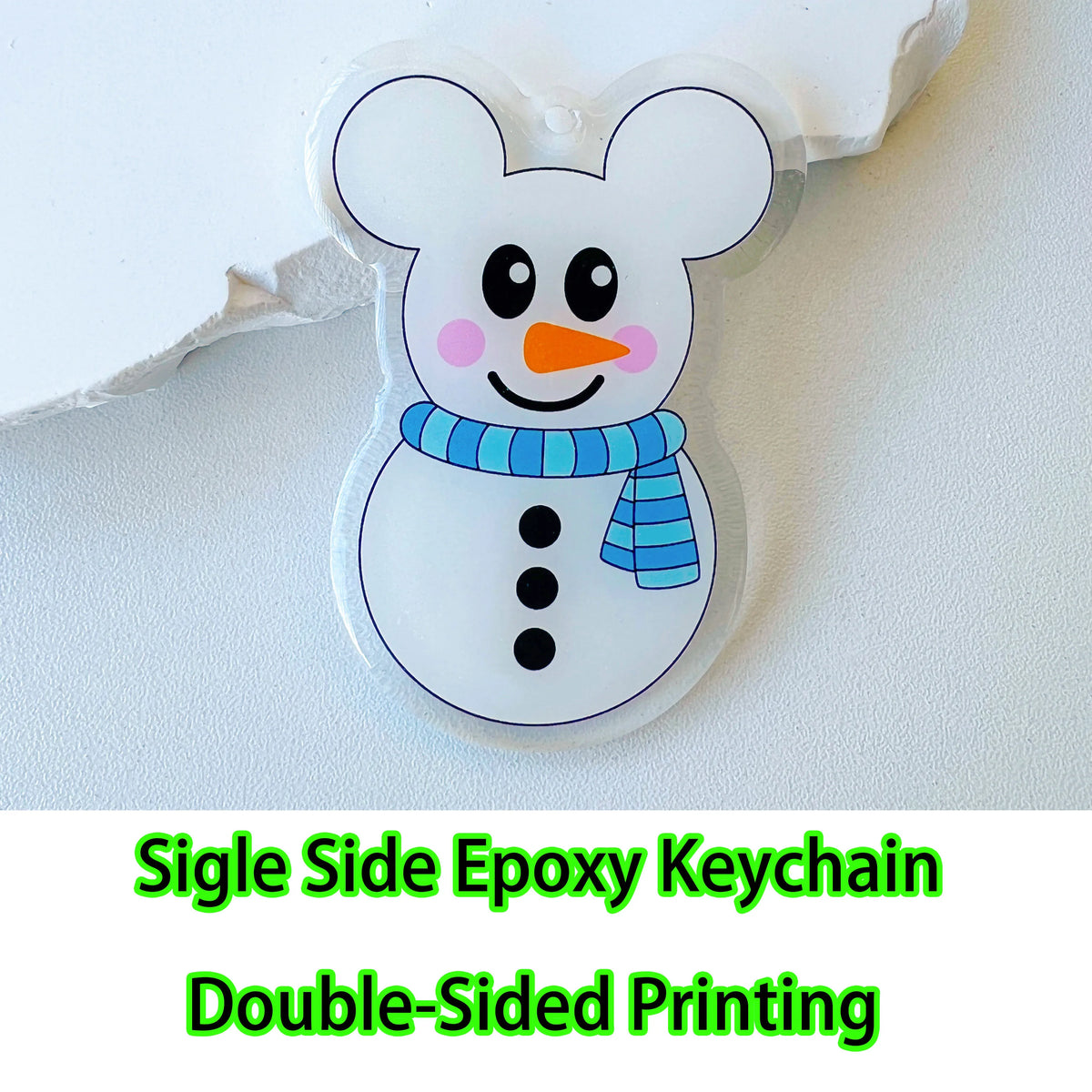 Custom Pet Acrylic Keychain – Personalized Photo & Name Charm