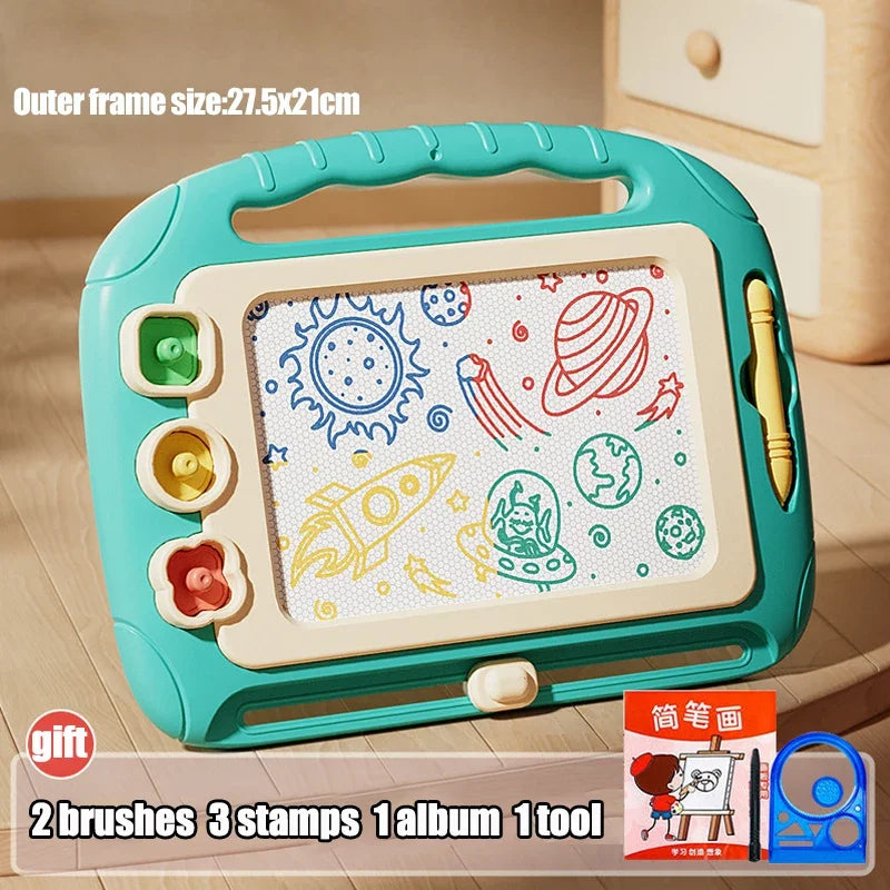 Magnetic Drawing Board for Kids – Reusable Writing & Doodle Toy