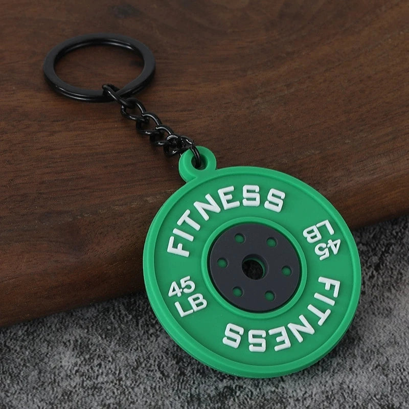 Dumbbell Keychain, Fitness Water Bottle Clip for Gym Bags