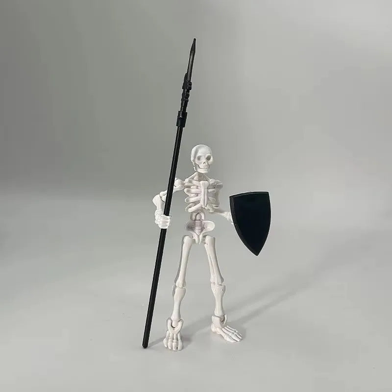 Movable Skeleton Action Figure – Halloween Collectible