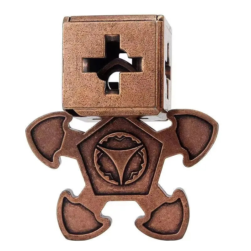 Metal Brain Teaser – 3D Disentanglement Logic Puzzle