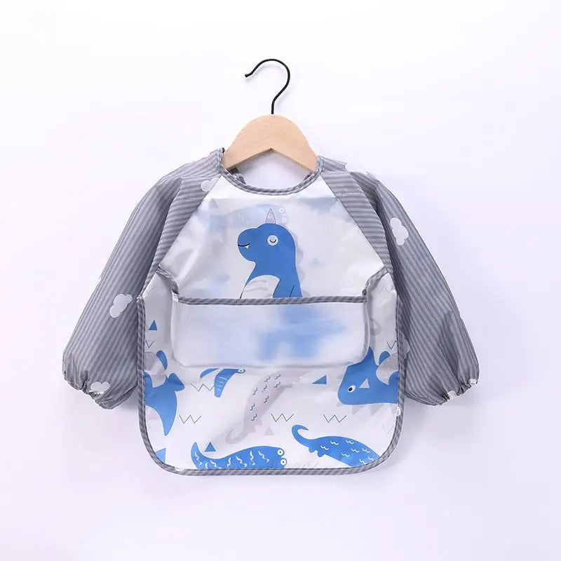 Waterproof Baby Bib Long Sleeve