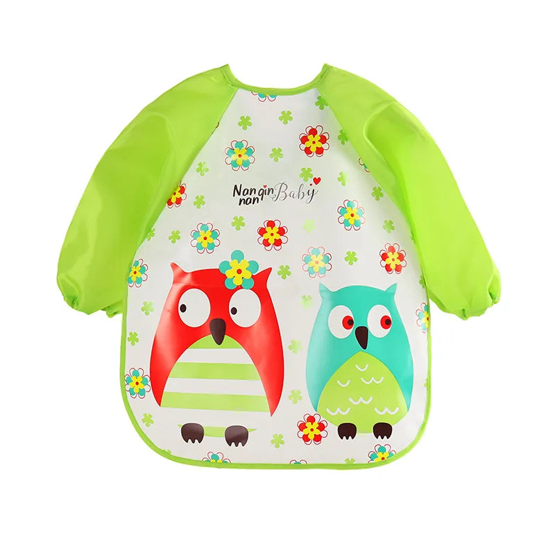 Waterproof Baby Bib Long Sleeve