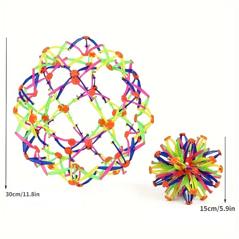 Expandable Ball Toy – Colorful Sensory Fidget Sphere