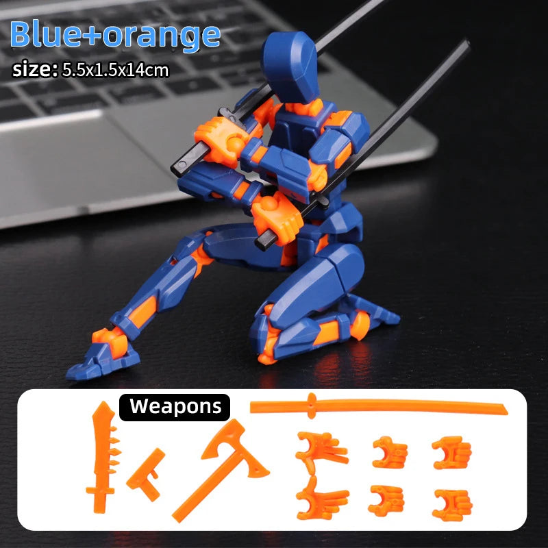 Movable Robot Figure – Multi-Jointed 3D Printed Model