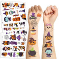 Halloween Temporary Tattoos 10 Sheets Pumpkin Waterproof Stickers
