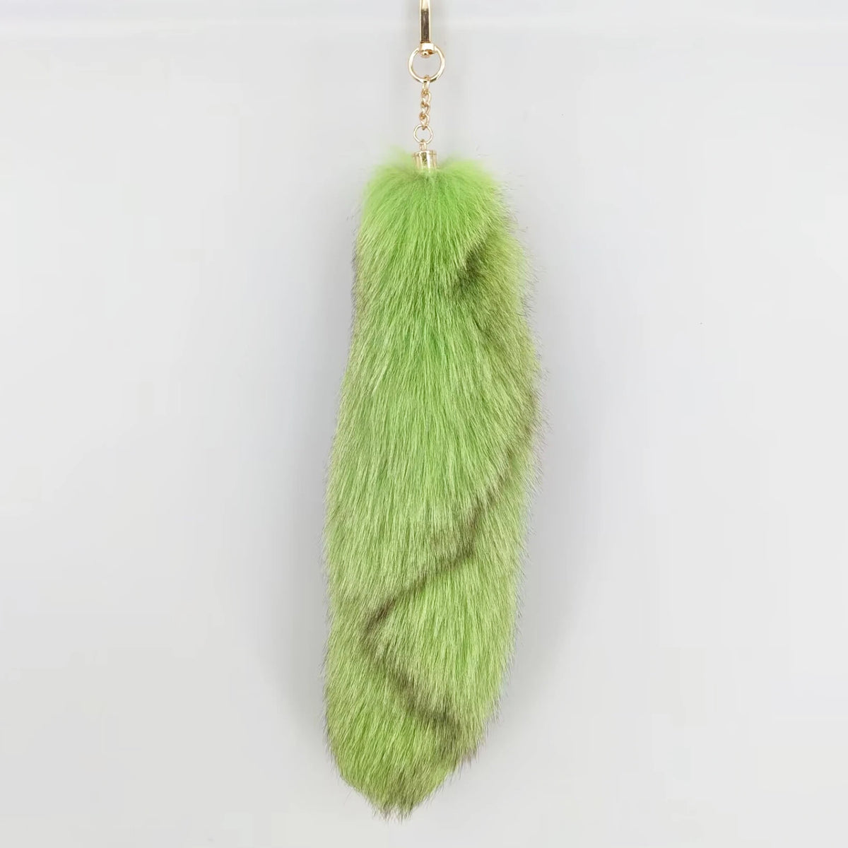 Fox Tail Keychain for Women Furry Y2K Car Accessory