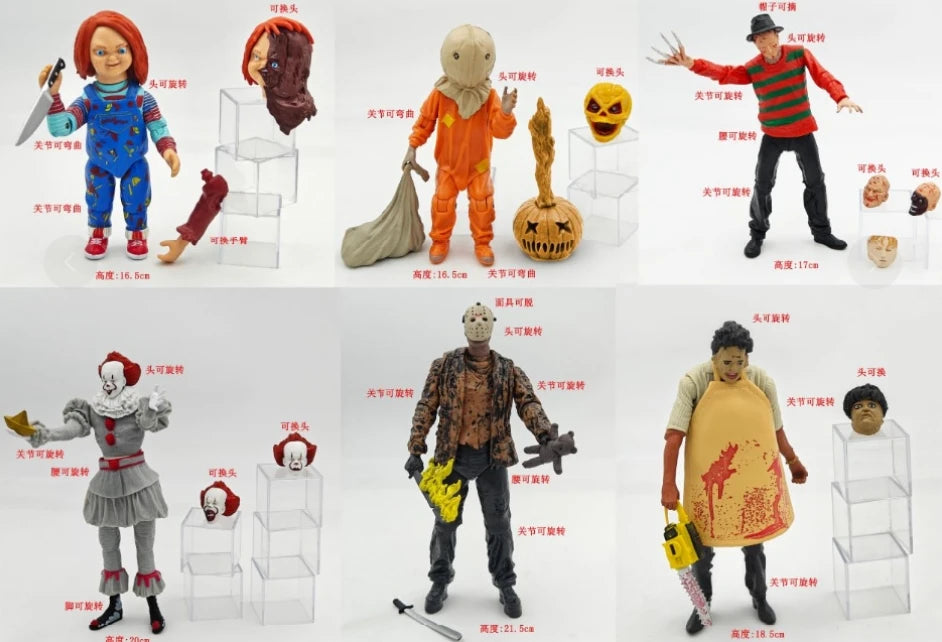 Horror Action Figure – Articulated 1:12 Collectible for Display