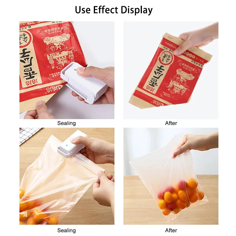 Mini Heat Bag Sealer – Handheld Plastic & Food Bag Sealing Machine