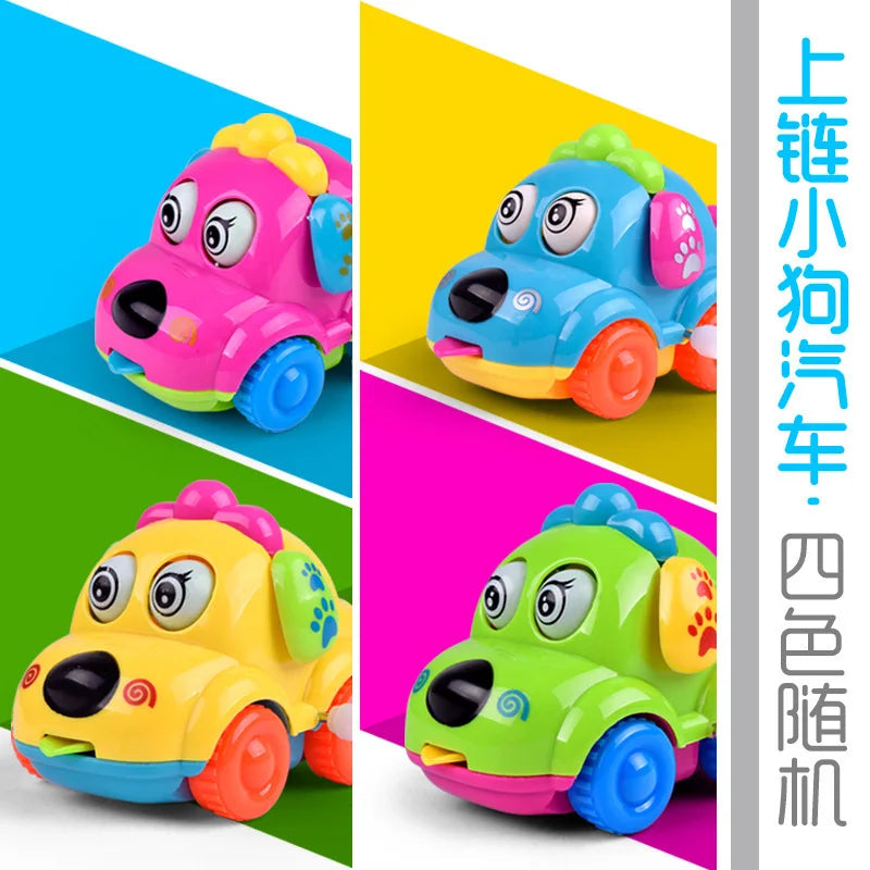 Wind Up Car Toy – Cute Cartoon Clockwork Animal Toy