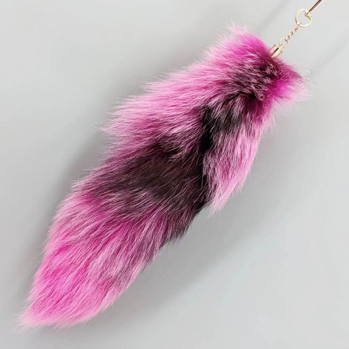 Fox Tail Keychain for Women Furry Y2K Car Accessory