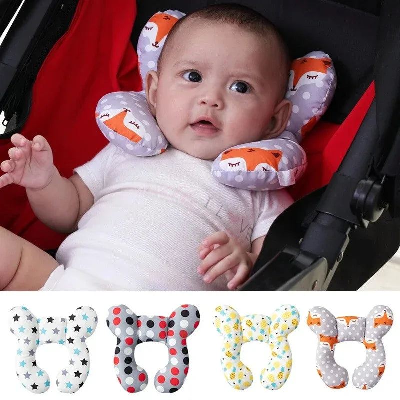U Shaped Baby Pillow – Soft Stroller & Travel Pillow for Toddlers