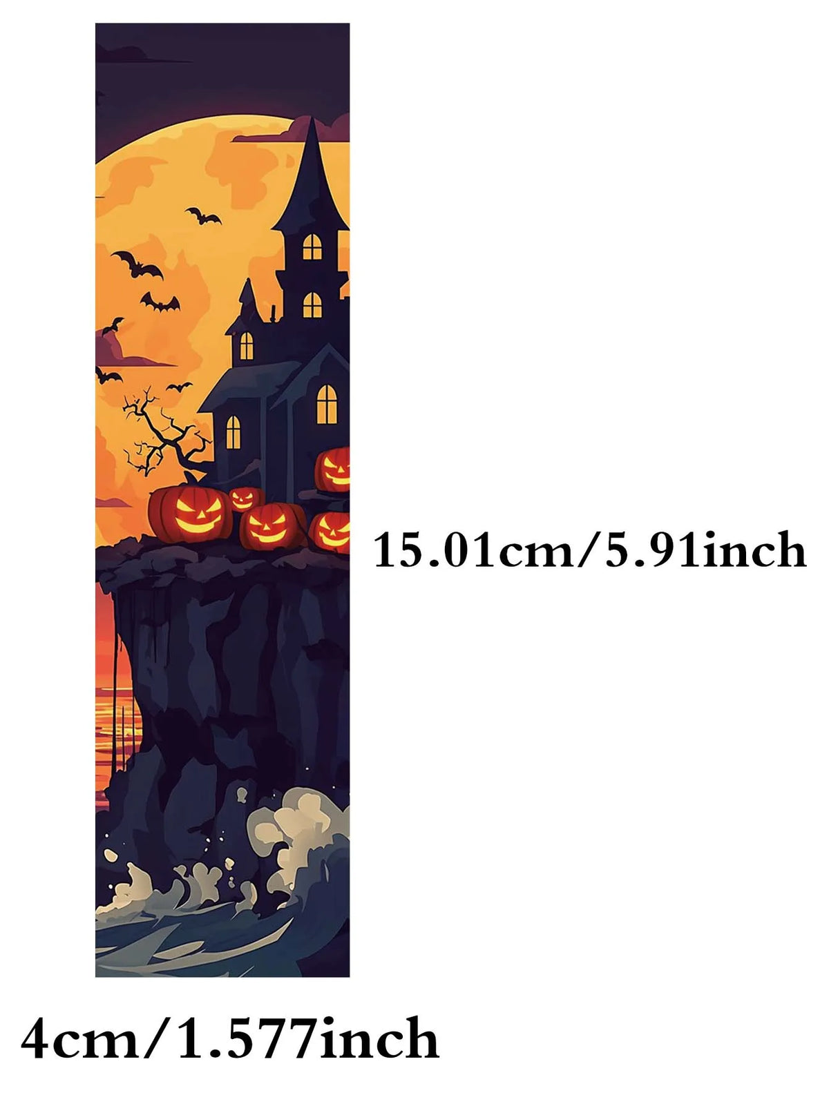 Halloween Bookmarks – 30-Piece Paper Reading Bookmarks Set