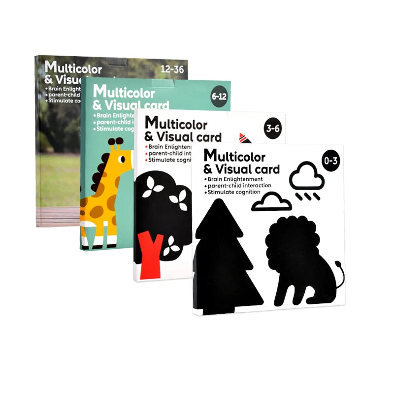 Baby High Contrast Flash Cards Visual Learning Cards