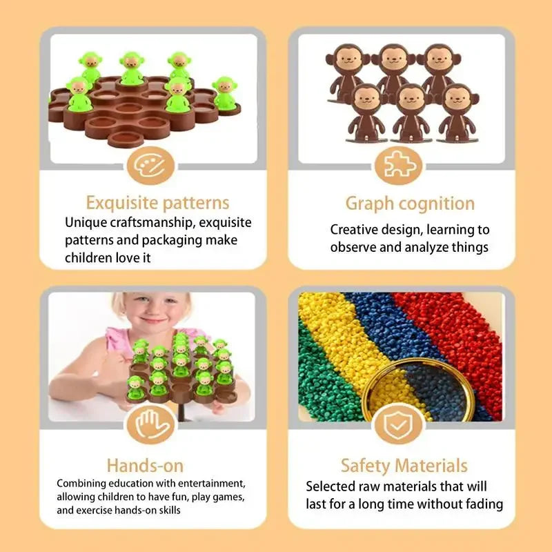 Balancing Tree Toy – Monkey Balance Educational Number Game