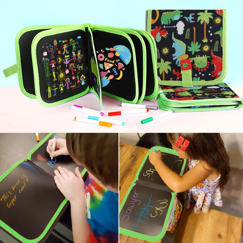 Reusable Drawing Pad for Kids – Erasable Doodle Book