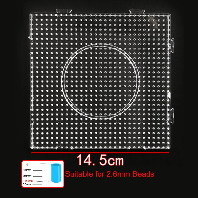 Perler Beads Pegboard 3D Puzzle Board for Kids 2.6mm/5mm