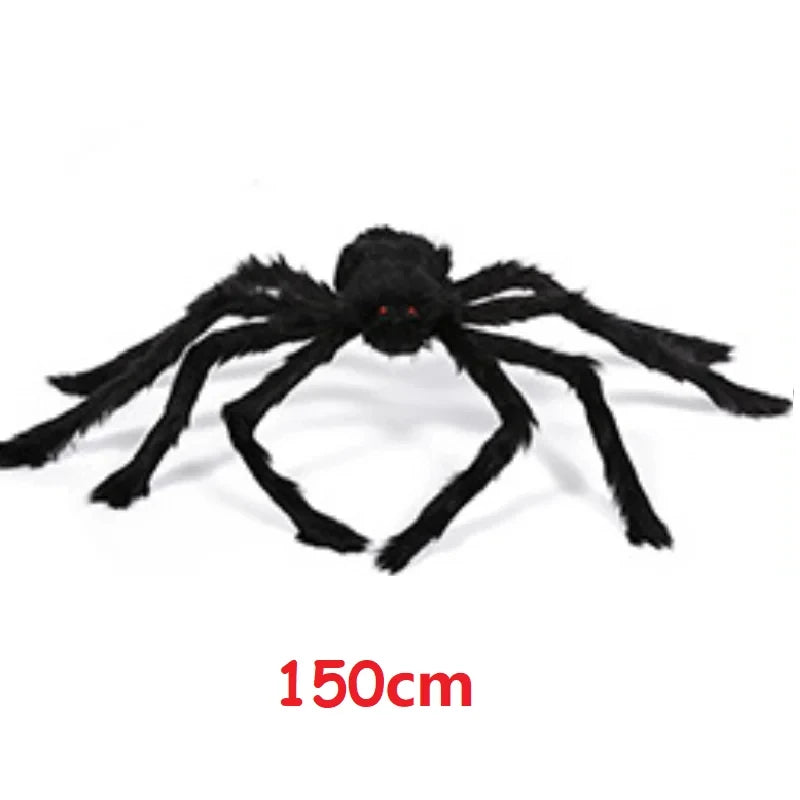 Giant Halloween Spider – Scary Spider Web Outdoor Decor
