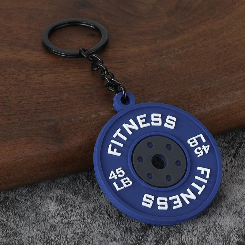 Dumbbell Keychain, Fitness Water Bottle Clip for Gym Bags