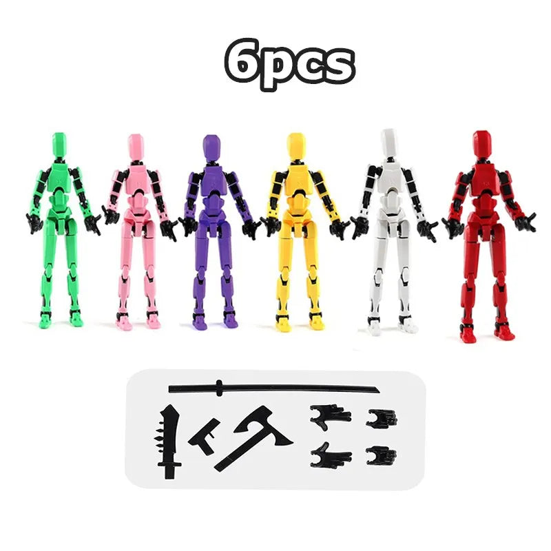 Movable Robot Action Figure – Multi-Jointed 14CM Model