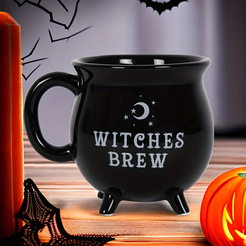 Halloween Coffee Mug Witch Brew Ceramic Cup 350ml