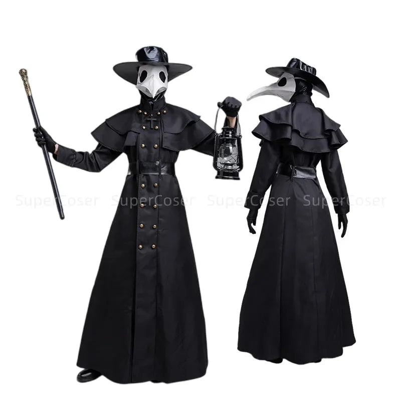 Plague Doctor Costume – Medieval Hooded Robe & Horror Cosplay