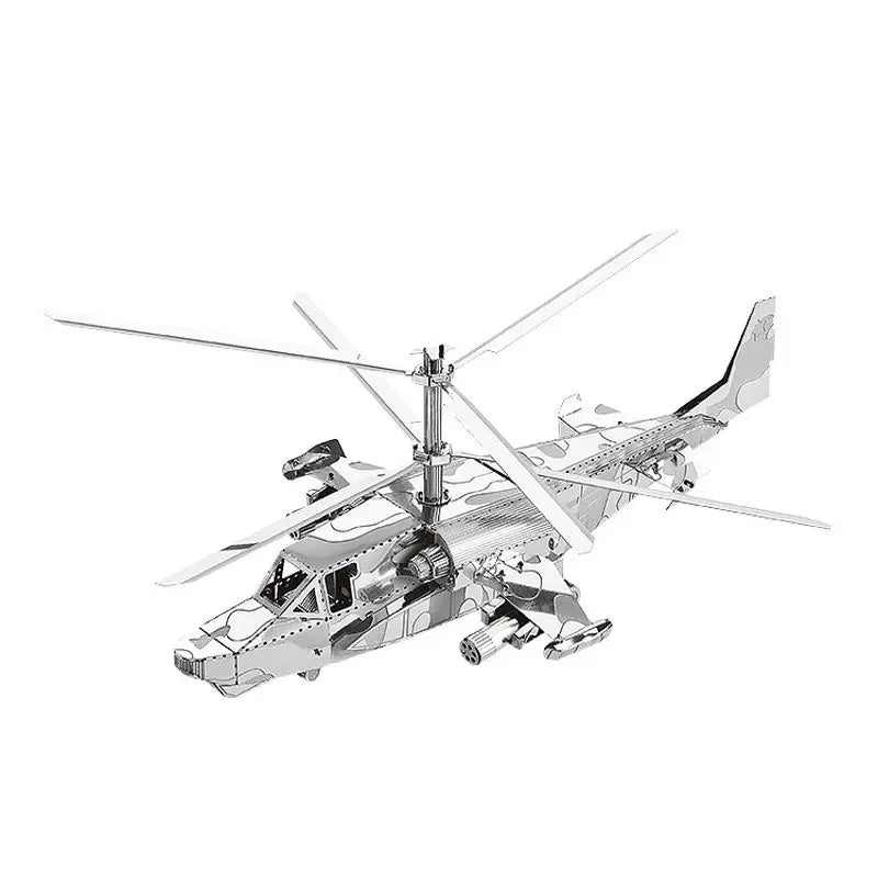 3D Metal Puzzle – DIY Aircraft & Helicopter Model Kit
