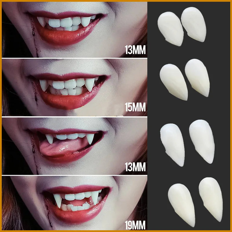 Halloween Vampire Fangs – Resin Teeth Costume & Cosplay Props