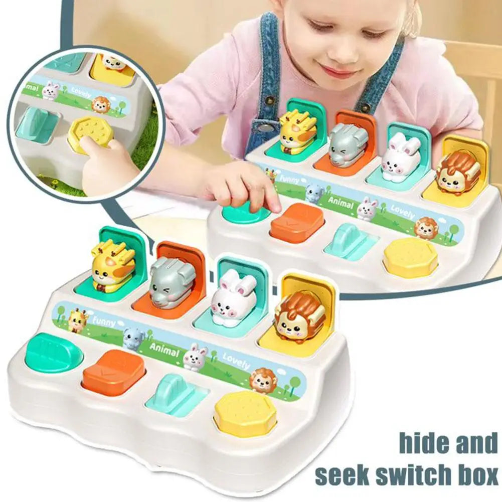 Montessori Activity Toy – Interactive Switch & Learning Busy Board